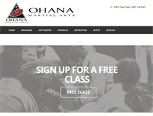 Tablet Screenshot of ohanama.com
